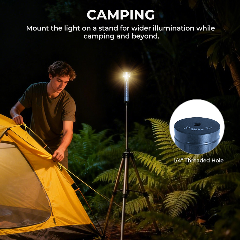 Wurkkos TS27 Flashlight | 3200LM Super Bright, 845m Throw, RGB